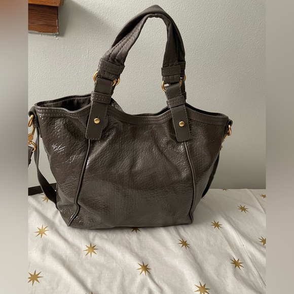 Marc By Marc Jacobs Patent Leather Satchel Crossbody Handbag Purse - Picture 3 of 13